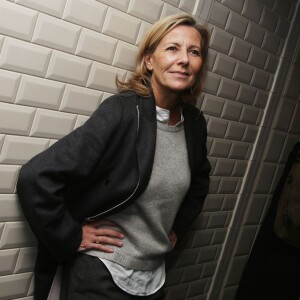 Claire Chazal - Soirée "ICCARRE" (Intermittents en Cycles Courts, les Anti Rétroviraux Restent Efficaces), la juste posologie dans les traitements du SIDA, à la maison Jean Paul Gaultier à Paris, le 23 novembre 2015. © Denis Guignebourg/Bestimage