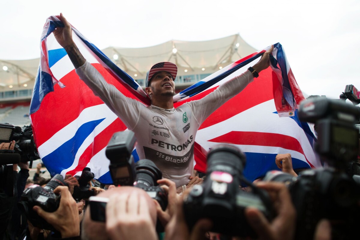 Photo : Lewis Hamilton, sacré champion du monde de Formule 1 au Grand ...