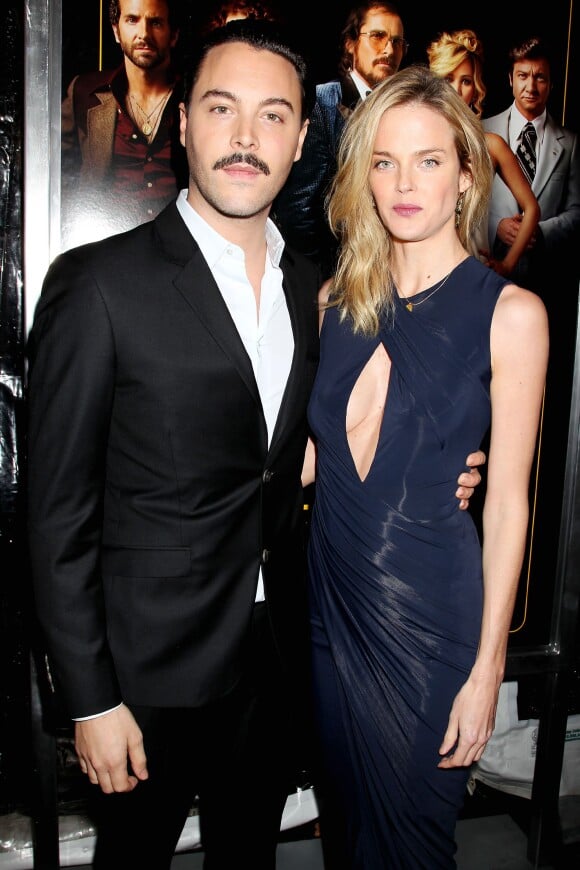 Jack Huston et sa femme Shannan Click à New York le 8 décembre 2013.