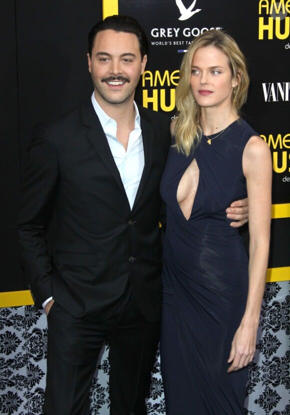 Jack Huston et sa femme à New York, le 8 décembre 2013.