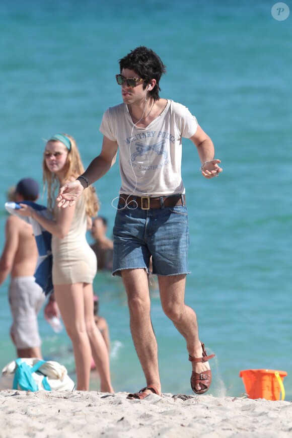Exclusif - Thomas Cohen, veuf de Peaches Geldof, en vacances Miami, le 2 janvier 2016 ©CPA/Bestimage
