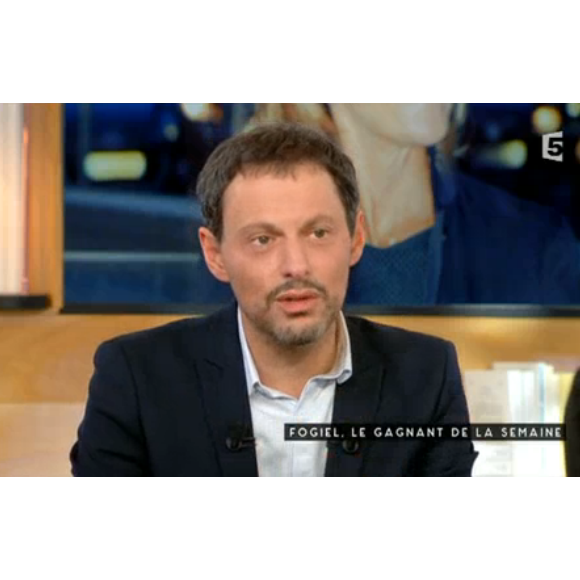 Marc-Olivier Fogiel, dans C à vous sur France 5, le vendredi 22 janvier 2016.