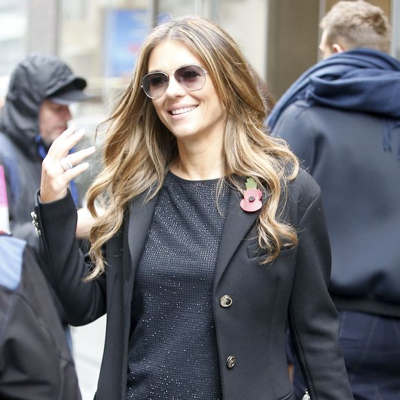 Elizabeth Hurley à New York le 11 novembre 2015.