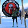 Laury Thilleman sportive et combattante lors de la Spartan Winter Race. Janvier 2016.