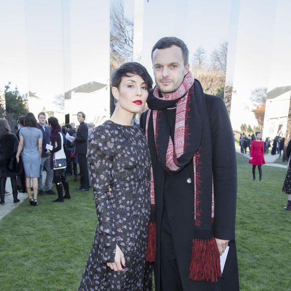 Noomi Rapace et Kris Van Assche - Arrivées au défilé Haute Couture Christian Dior printemps-été 2016 au musée Rodin à Paris, le 25 janvier 2016. ©Olivier Borde/Bestimage