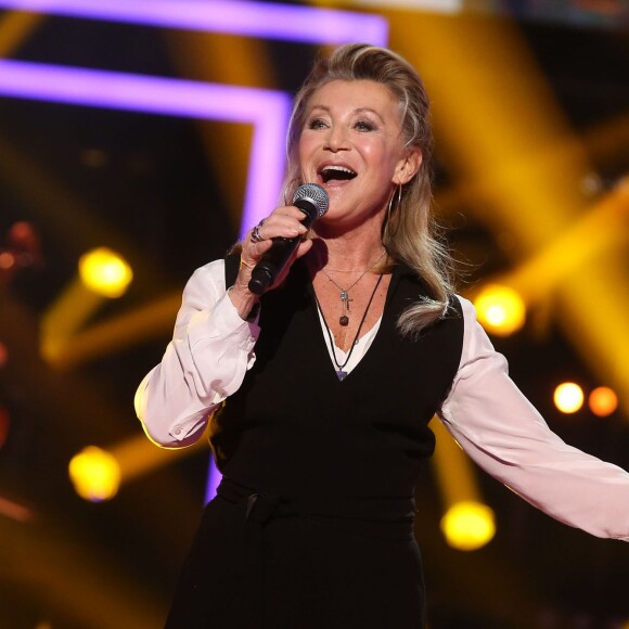 Exclusif - Sheila - Enregistrement de l'émission "Le Grand Show, hommage à Michel Delpech" le 18 janvier 2016. L'émission a été diffusée sur France 2 le 23 janvier à 20h55. ©Cyril Moreau/Bestimage