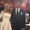 Mariage de Julie Snyder et Pierre Karl Péladeau, le 15 août 2015 à Québec. Photo Twitter de l'heureux marié.