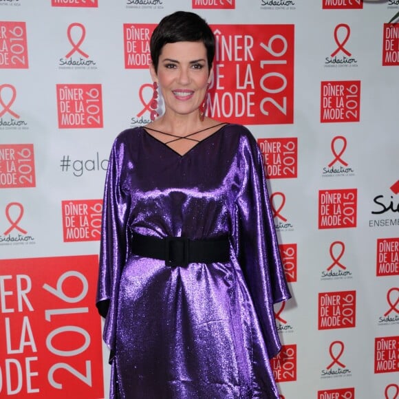 Cristina Cordula - Dîner de la mode 2016 pour le Sidaction au pavillon d'Armenonville à Paris, le 28 janvier 2016.