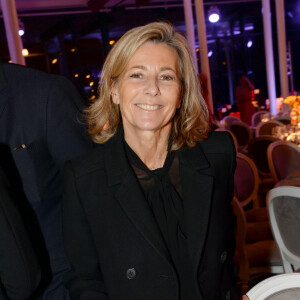 Claire Chazal - Dîner de la mode 2016 pour le Sidaction au pavillon d'Armenonville à Paris, le 28 janvier 2016. © Rachid Bellak/Bestimage