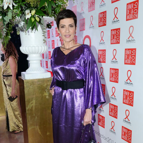 Cristina Cordula - Dîner de la mode 2016 pour le Sidaction au pavillon d'Armenonville à Paris, le 28 janvier 2016. © Rachid Bellak/Bestimage