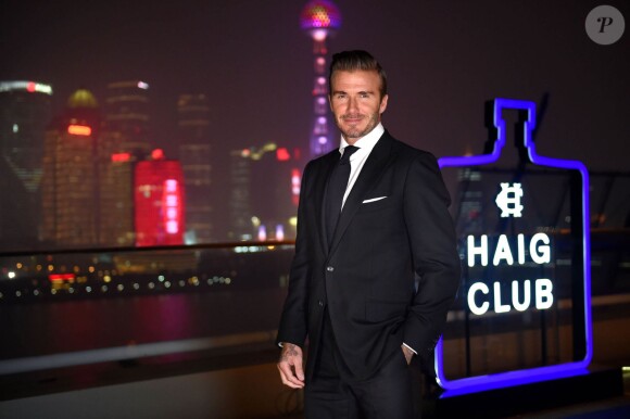 David Beckham à Shanghaï, le 14 janvier 2016.