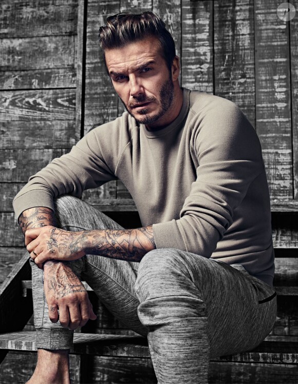 David Beckham Bodywear pour H&M, collection printemps-été 2016. Photo par Mario Sorrenti.