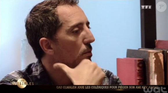 Gad Elmaleh dans Les invisibles, le 29 janvier 2016 sur TF1.
