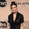 Demi Moore dans la pressroom des 22e SAG Awards, au Shrine Auditorium. Los Angeles, le 30 janvier 2016.