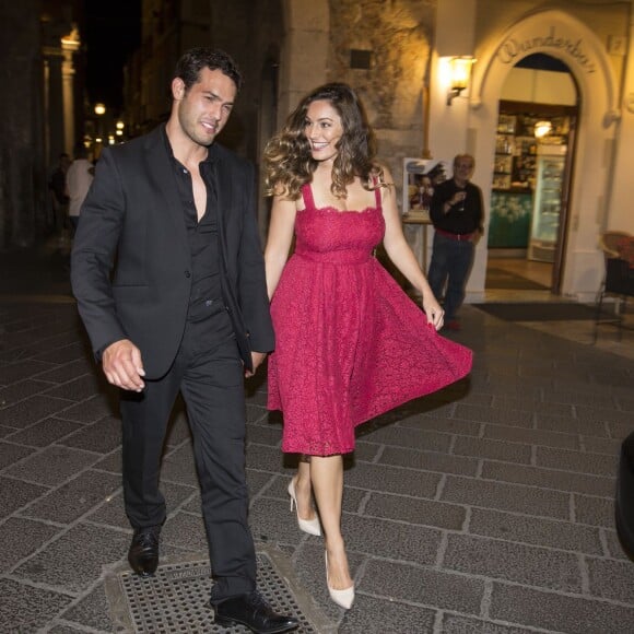 Kelly Brook et son compagnon Jeremy Parisi - Festival du film de Taormina en Sicile, Italie le 16 juin 2015.