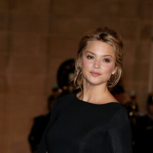 Virginie Efira au dîner d'état donné en l'honneur du président cubain Raul Castro au palais de l'Elysée à Paris, le 1er février 2016. ©Dominique Jacovides/Bestimage