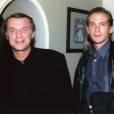 Archives - Salvatore Adamo et son fils à la soirée en l'honneur du styliste Benoît Meleard. 2000