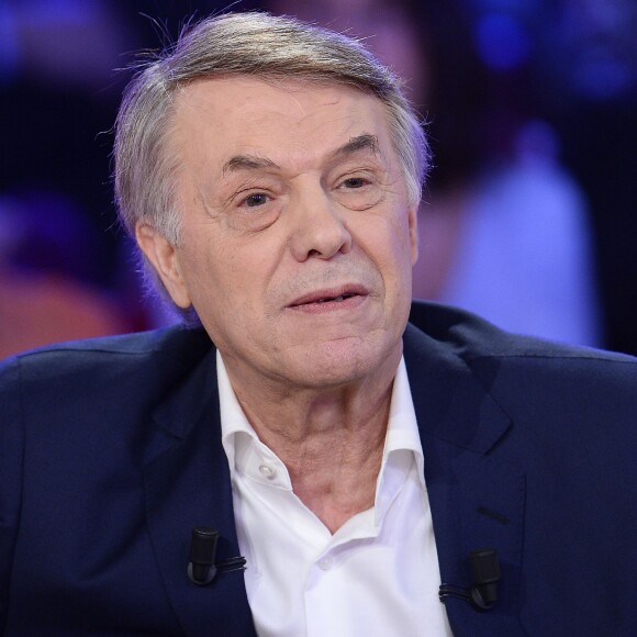 Salvatore Adamo - Enregistrement de l'émission "Vivement Dimanche" à Paris le 18 Mars 2015.