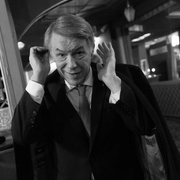 Exclusif - Salvatore Adamo - Backstage de l'enregistrement de l'émission "La télé chante pour le Sidaction" aux Folies Bergère à Paris. Le 11 mars 2015.