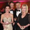 Damien Lewis et sa femme Helen McCrory, Hugh Dennis et Joanna Lumley - Le prince Charles, prince de Galles assiste au dîner de gala "Prince's Trust Invest in Futures" à Londres le 4 février 2016.  Kylie Minogue and Prince Charles, Prince of Wales attend a pre-dinner reception for the Prince's Trust Invest in Futures Gala Dinner at The Old Billingsgate on February 4, 2016 in London, England. The dinner saw the financial community come together to raise vital funds for the youth charity which helps disadvantaged children turn their lives around04/02/2016 - Londres