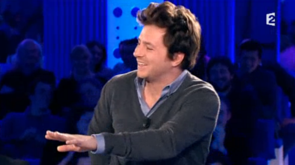 Jean Imbert gêné de parler de son ex Alexandra Rosenfeld - Emission "On n'est pas couché" sur France 2, le 6 février 2016.