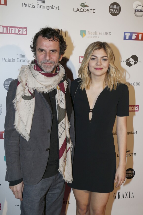 Eric Lartigau et Louane Emera - 23e cérémonie des Trophées du Film Français au palais Brongniart à Paris, le 2 février 2016.