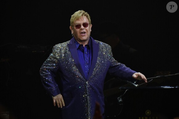 Elton John en concert à Sydney. Le 19 décembre 2015.