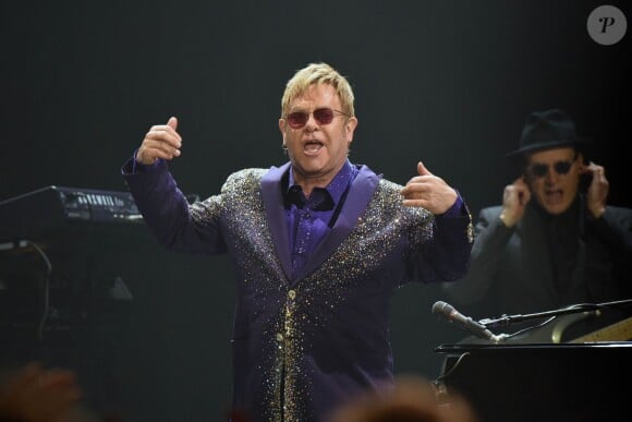 Elton John en concert à Sydney (Australie). Le 19 décembre 2015.