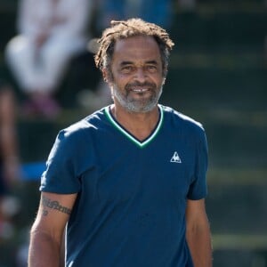 Yannick Noah lors de la sixième édition de l'Optima Open. Belgique, Knokke, 16 août, 2015.