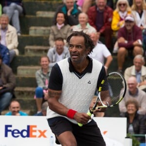 Yannick Noah lors de la sixième édition de l'Optima Open. Belgique, Knokke, 15 août, 2015.