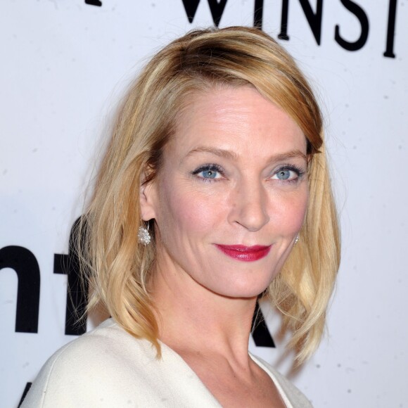 Uma Thurman lors de l'amfAR New York Gala au Cipriani Wall Street à New York City, le 10 février 2016.