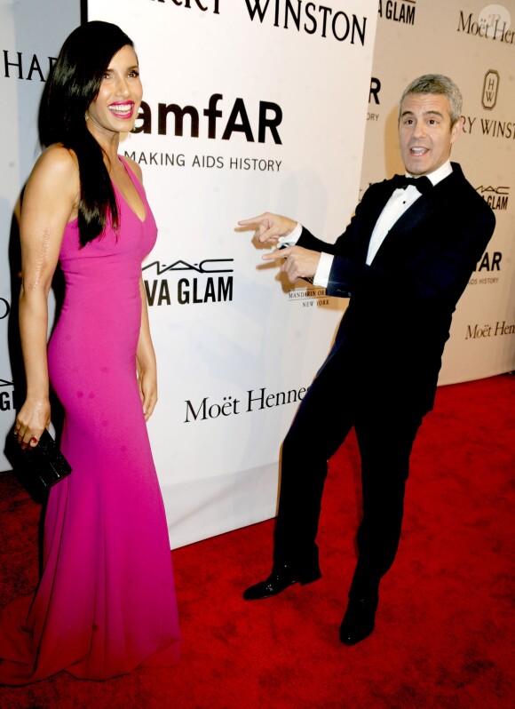 Padma Lakshmi and Andy Cohen attending the 2016 amfAR New York Gala at Cipriani Wall Street in New York City, NY, USA, on February 10, 2016. Photo by Dennis Van Tine/ABACAPRESS.COM11/02/2016 - New York City