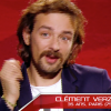 Clément Verzi dans The Voice 5, sur TF1, le samedi 13 février 2016