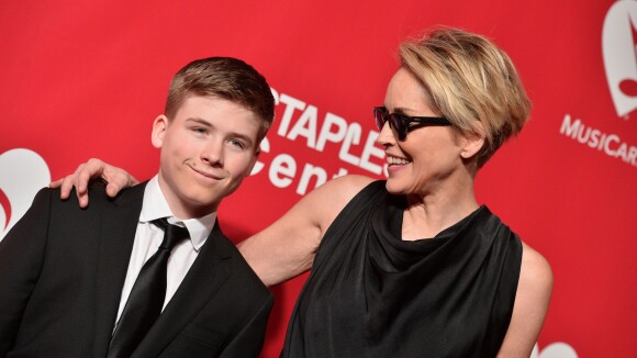 Sharon Stone et son fils Roan, 15 ans : Duo chic et parfait devant Demi Lovato