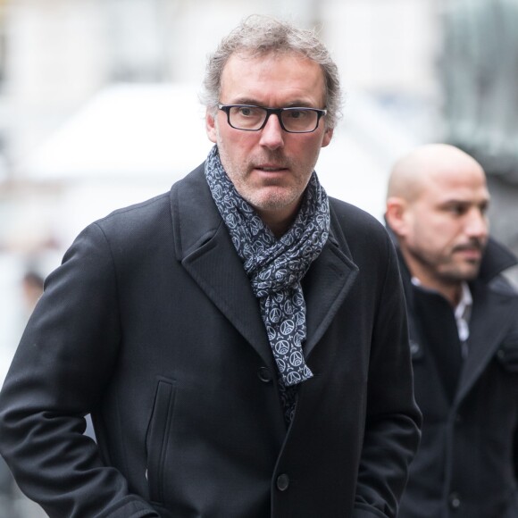 Exclusif - Laurent Blanc au déjeuner annuel de l'équipe du Paris Saint-Germain au restaurant La Société à Paris, le 11 décembre 2015