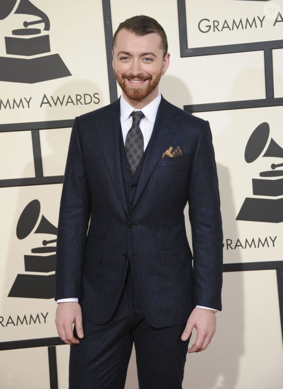 Sam Smith - 58e soirée des Grammy Awards au Staples Center à Los Angeles, le 15 février 2016.