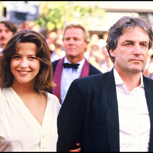 Andrzej Żuławski et Sophie Marceau à Cannes en 1985.