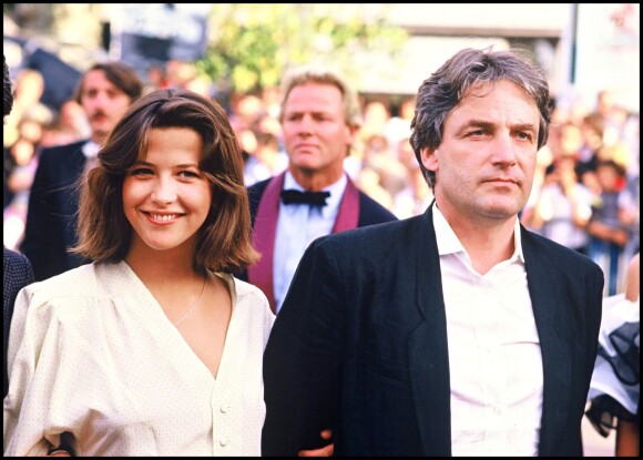 Andrzej Żuławski et Sophie Marceau à Cannes en 1985.