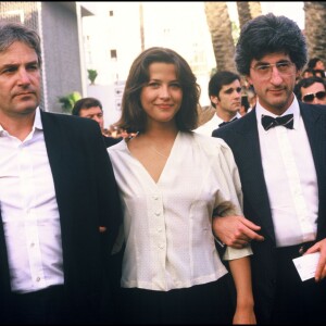 Andrzej Żuławski et Sophie Marceau à Cannes en 1985.
