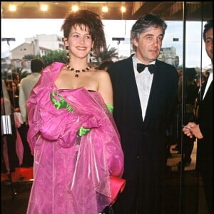 Andrzej Żuławski et Sophie Marceau à Cannes en 1988.