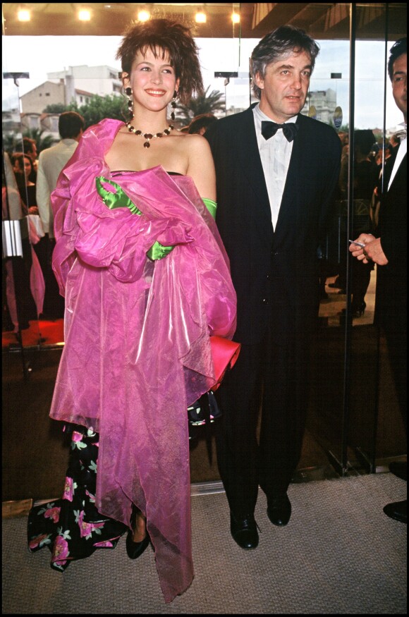 Andrzej Żuławski et Sophie Marceau à Cannes en 1988.
