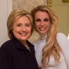 Britney Spears rencontre Hillary Clinton à Las Vegas, le jeudi 18 février 2016.