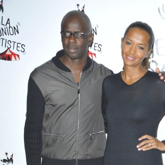 Archive - Karine le Marchand et Lilian Thuram à Paris au Gala de l'union, le 12 novembre 2012.