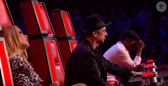 Des coachs pas emballés par Rose Farquhar, premier grand amour du prince William, lors des auditions à l'aveugle de la 5e saison de The Voice UK en 2016...