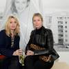 Exclusif - Anne Marivin, Karin Viard - Soirée de lancement de la collection capsule "J Brand x Comptoir des Cotonniers" à la "L.A. Galerie" rue Bachaumont dans le 2ème arrondissement à Paris, le 17 février 2016. © Rachid Bellak/Bestimage