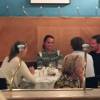 Exclusif - Alicia Vikander et son compagnon l'acteur Michael Fassbender dînent avec des amis à Stockholm le 20 juin 2015