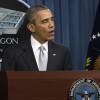 Le président des Etats-Unis, Barack Obama - Réunion du Conseil National de Sécurité à propos de l'engagement contre l'État Islamique à Arlington. Le 14 décembre 2015