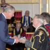 Le prince Charles lors de la remise des Queen's Anniversary Prizes à Buckingham Palace à Londres le 25 février 2016.