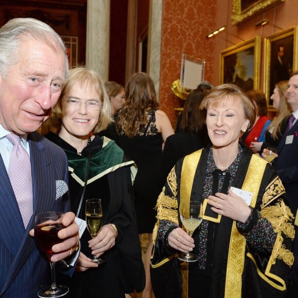 Le prince Charles lors de la remise des Queen's Anniversary Prizes à Buckingham Palace à Londres le 25 février 2016.