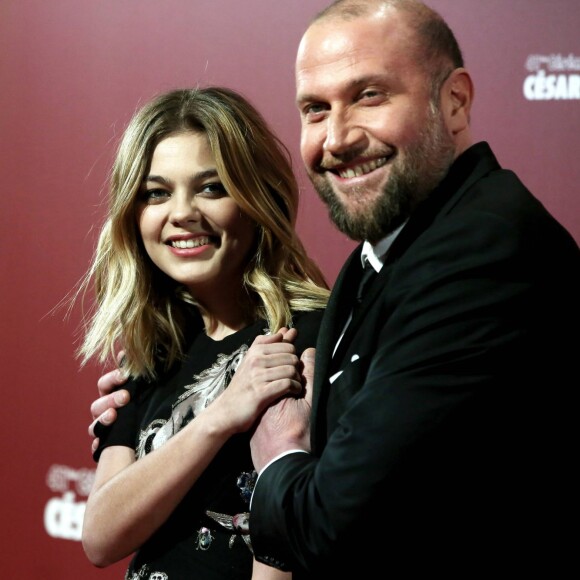 Louane Emera, François Damiens - Photocall lors de la 41ème cérémonie des Cesar au théâtre du Châtelet à Paris, le 26 février 2016. © Borde-Jacovides/BestimagE